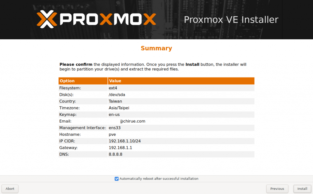 Proxmox Virtual Environment 介紹 與 安裝 |Proxmox VE (PVE) 教學 10 PVE 06