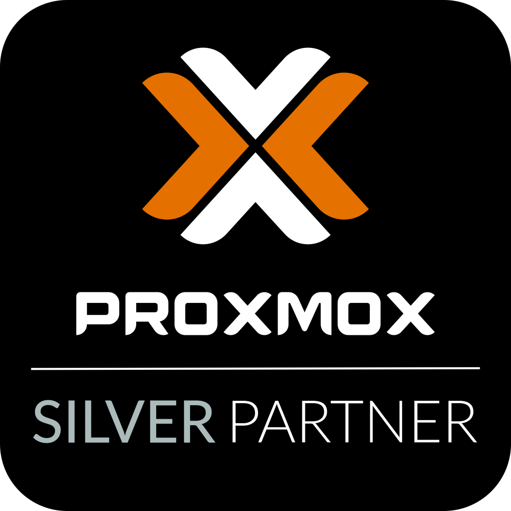 proxmox silver partner logo inverted color 300DPI